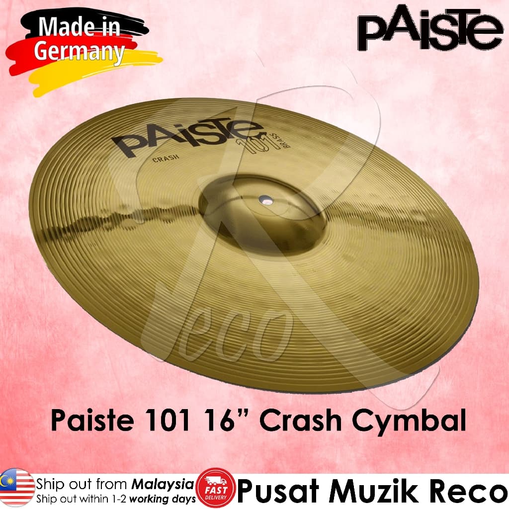 Paiste 101 brass 2024 crash 16