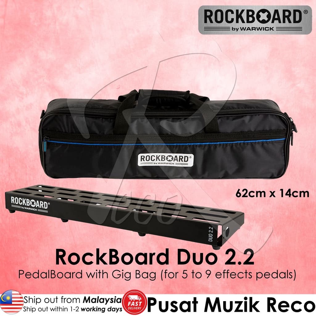 Rockboard duo 2.1 hot sale with gig bag