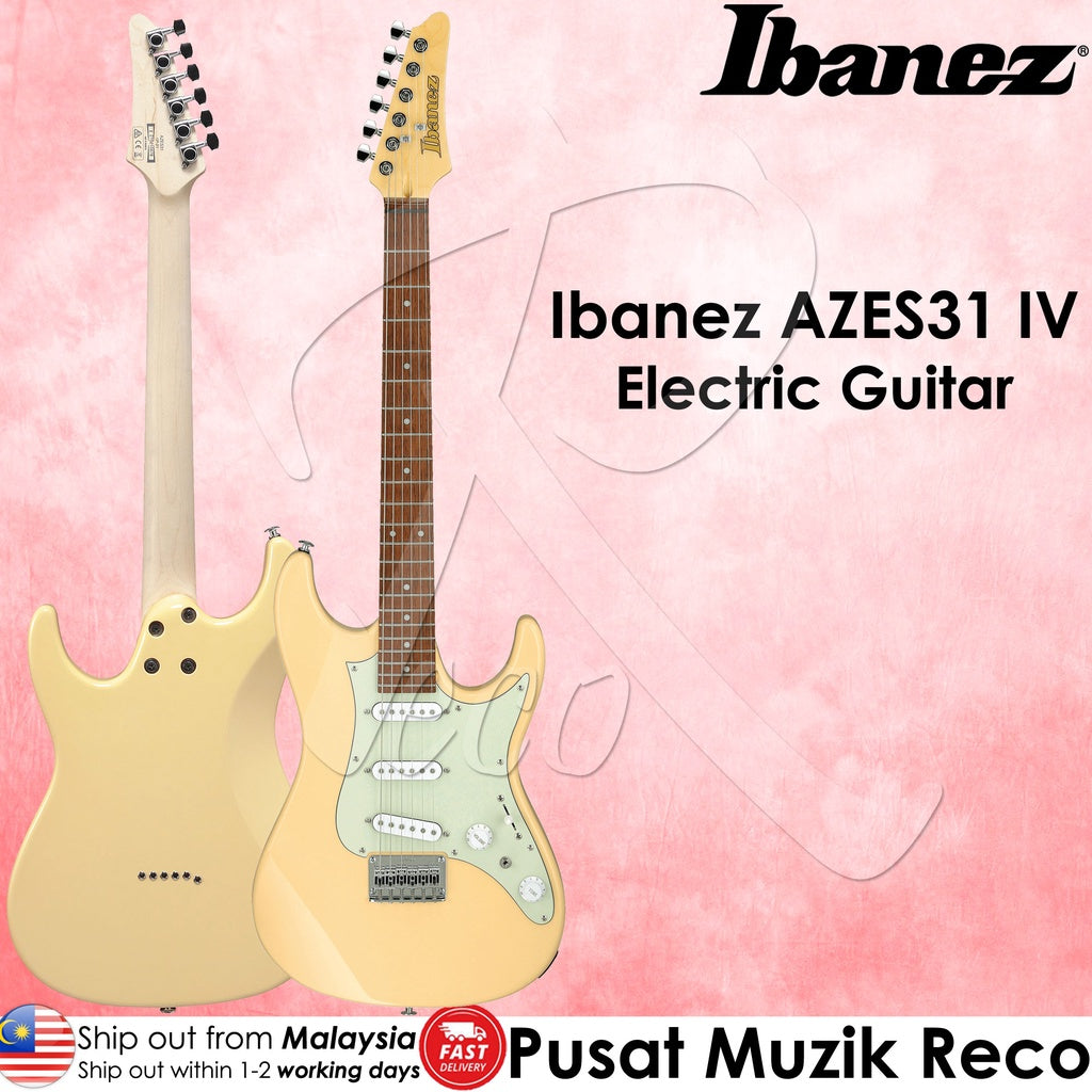 Ibanez AZES31-IV AZ Series Ivory Electric Guitar With SSS Pickup – Reco  Music Malaysia