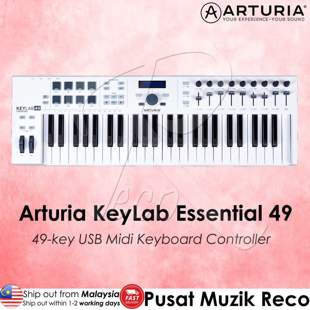 Arturia KeyLab Essential 49 MK3 MIDI Keyboard