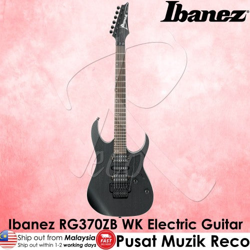 Ibanez RG370ZB-WK Standard Body Electric Guitar, Weathered Black