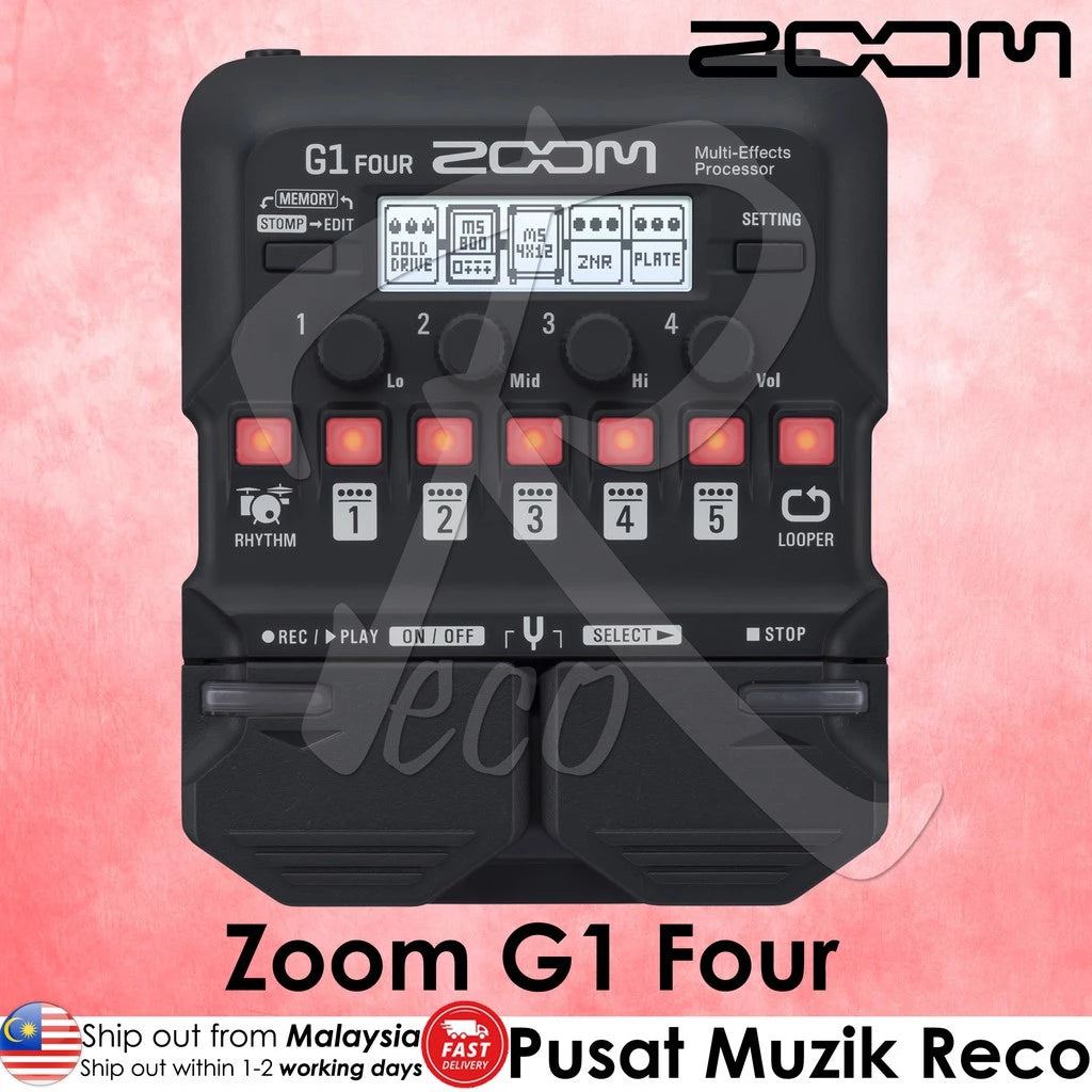 Zoom G1 FOUR - 配信機器・PA機器・レコーディング機器