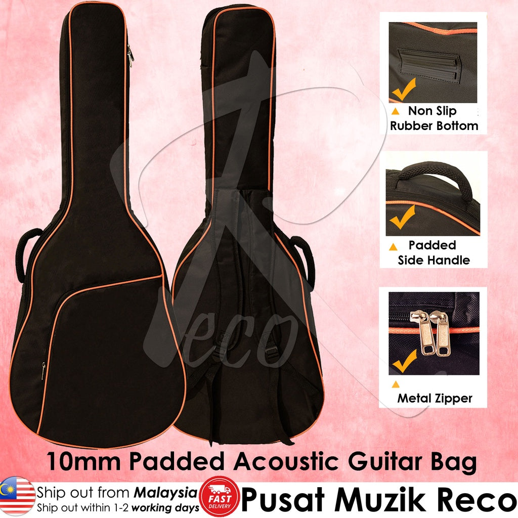 Padded acoustic best sale guitar bag