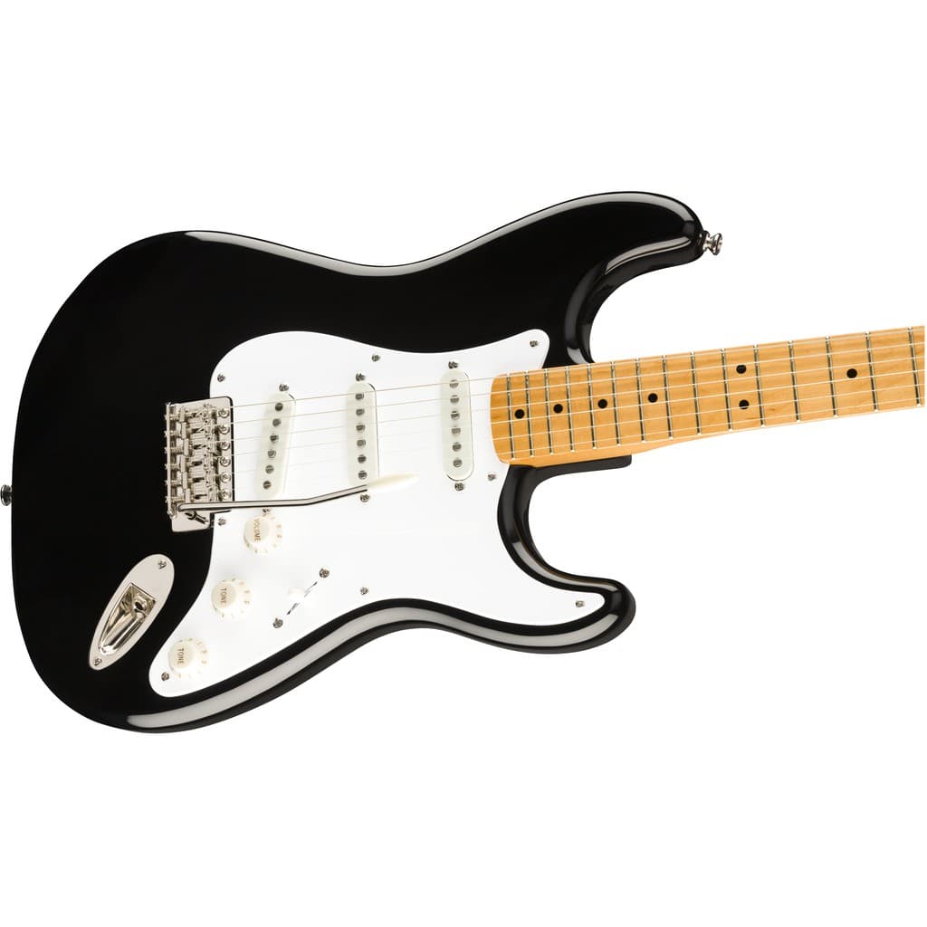 *Fender Squier Classic Vibe 50s Stratocaster Electric Guitar, Black - Reco Music Malaysia