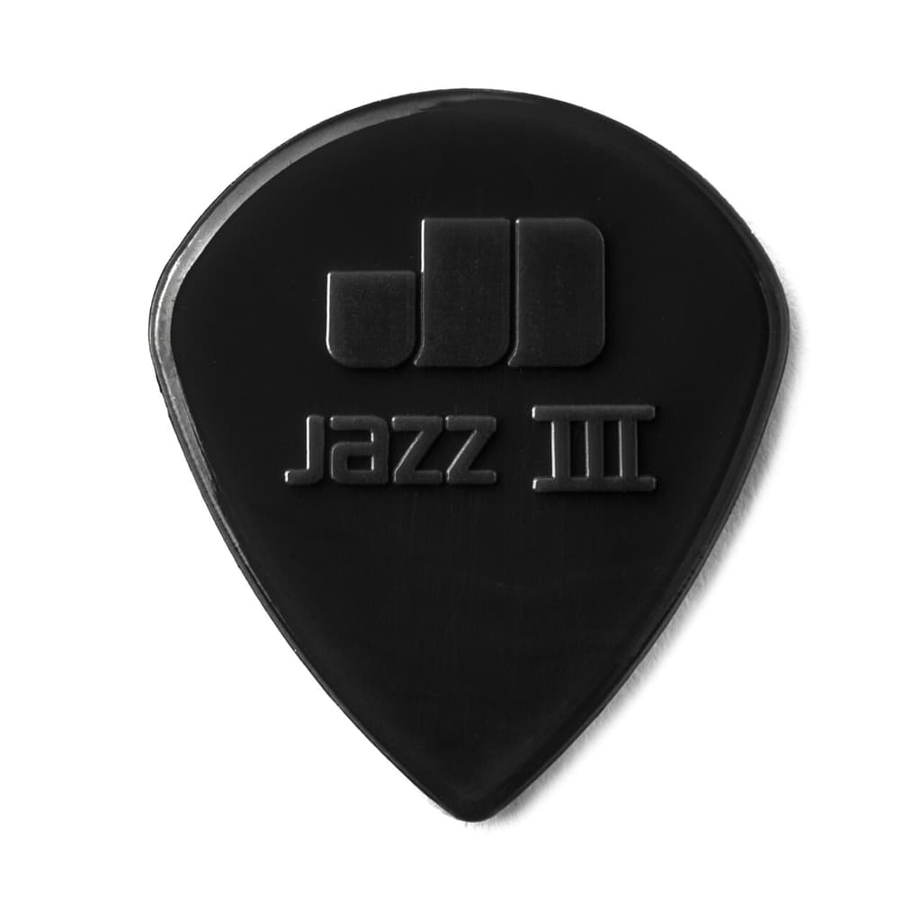 *Jim Dunlop 47P3S Stiffo Nylon Jazz III Guitar Picks - Reco Music Malaysia