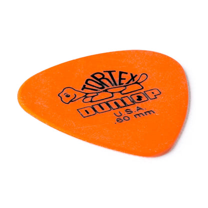 Jim Dunlop 418P.60 Tortex Standard 0.60mm Orange Guitar Pick Pack (12pcs) - Reco Music Malaysia