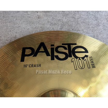 *Paiste 16" 101 Brass Crash Cymbal, 16 inch - Reco Music Malaysia