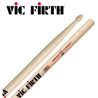 *Vic Firth American Classic Drumsticks, 5B, Wood Tip - Reco Music Malaysia