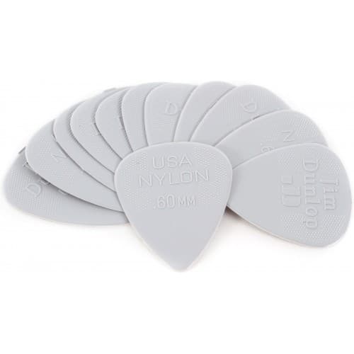 *Jim Dunlop 44P.60 Nylon Standard Guitar Picks, 12-Pack - Reco Music Malaysia