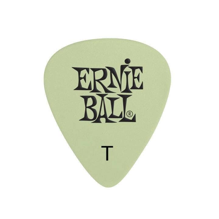 *Ernie Ball P09224 THIN Super Glow Cellulose Guitar Picks, Pack Of 5 - Reco Music Malaysia