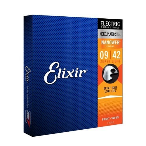 *Elixir 12002 Nanoweb Coated Electric Guitar String 0942 - Reco Music Malaysia