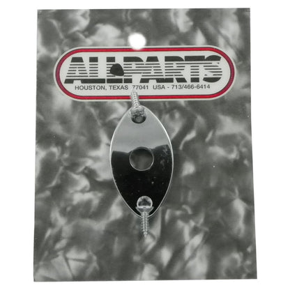 *Allparts AP0615-010 Football Jackplate, Chrome - Reco Music Malaysia