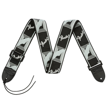 Fender 0990681543 Black/Light Grey/Dark Grey 2" Monogrammed Strap - Reco Music Malaysia