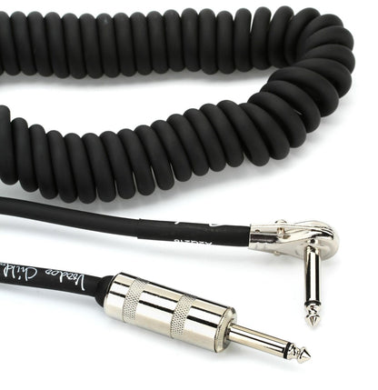 Fender Jimi Hendrix Voodoo Child Guitar Cable Coil Cable Black, 30ft