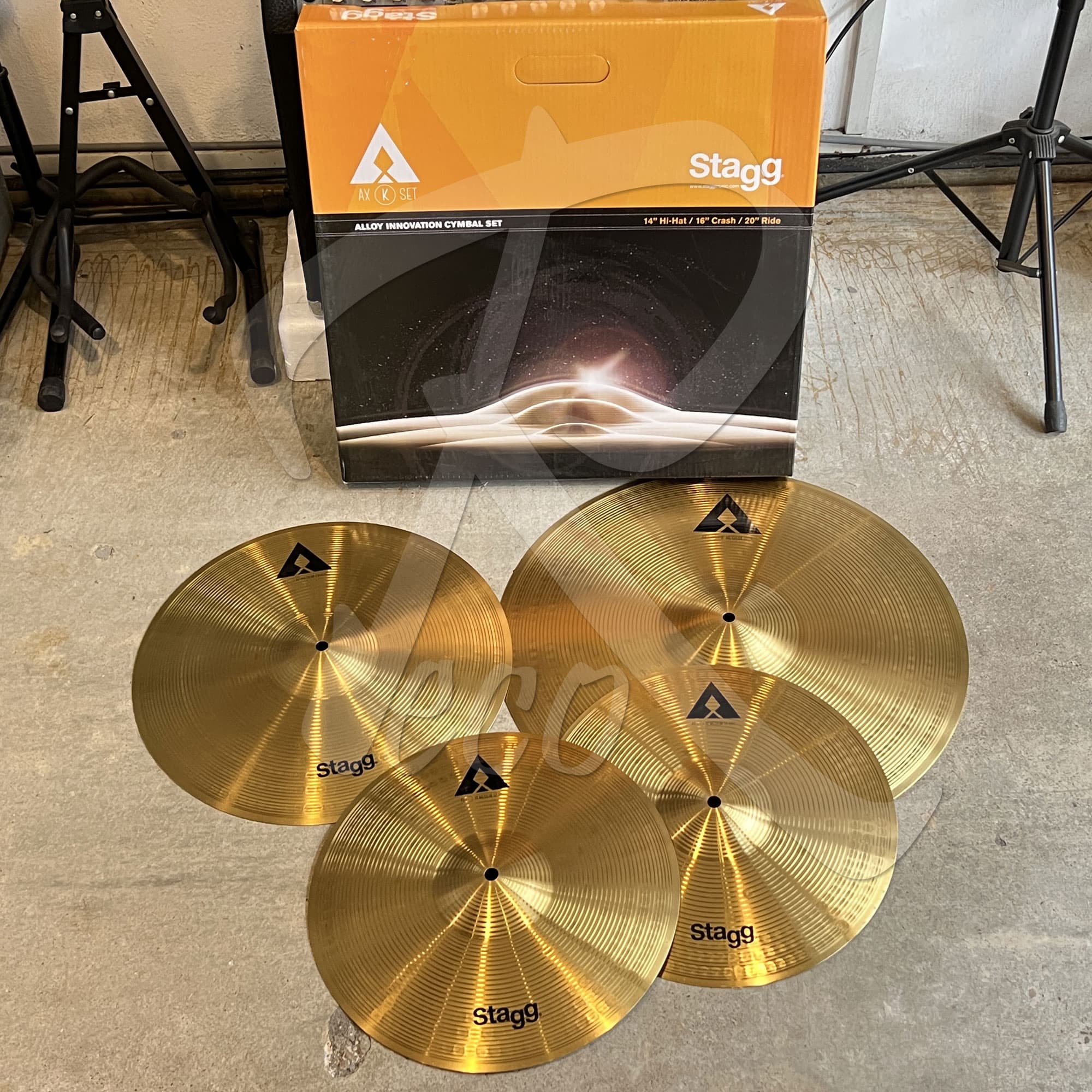 Stagg on sale cymbal pack