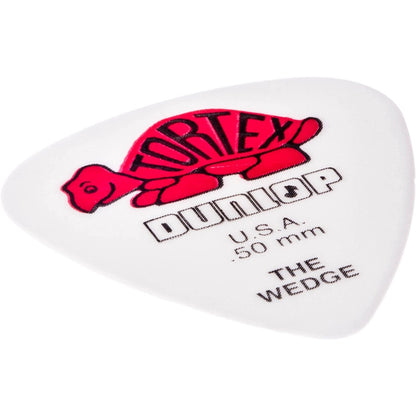 Jim Dunlop 424P.50 Tortex Wedge 0.50mm Guitar Picks Player Pack (12pcs) - Reco Music Malaysia