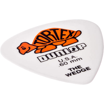 Jim Dunlop 424P.60 Tortex Wedge 0.60mm Guitar Picks Player Pack (12pcs) - Reco Music Malaysia