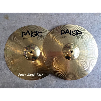 *Paiste 101 Brass 14'' Hi Hat Cymbals - Made in Germany - Reco Music Malaysia