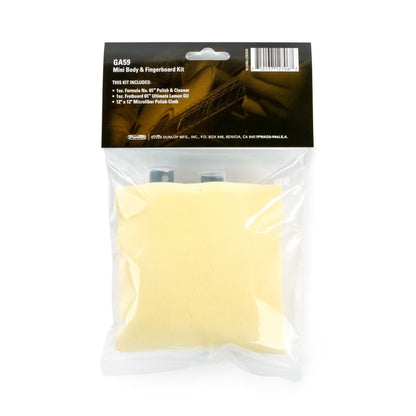 *Jim Dunlop GA59 Mini Body & Fingerboard Care Kit | Polish, Lemon Oil, Cloth - Reco Music Malaysia