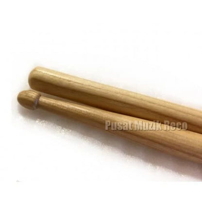 *Tama HRM7A Rhythm Mate 7A Hickory Drumstick Wood Tip - Reco Music Malaysia