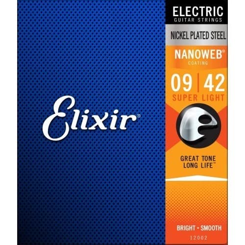 *Elixir 12002 Nanoweb Coated Electric Guitar String 0942 - Reco Music Malaysia