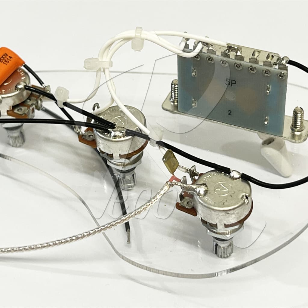 RM GF1155 SSS Electric Guitar Prewired Wiring Electronics Harness