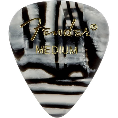 *Fender 351 Shape Celluloid Guitar Pick Zebra Design, 5-Pack - Reco Music Malaysia