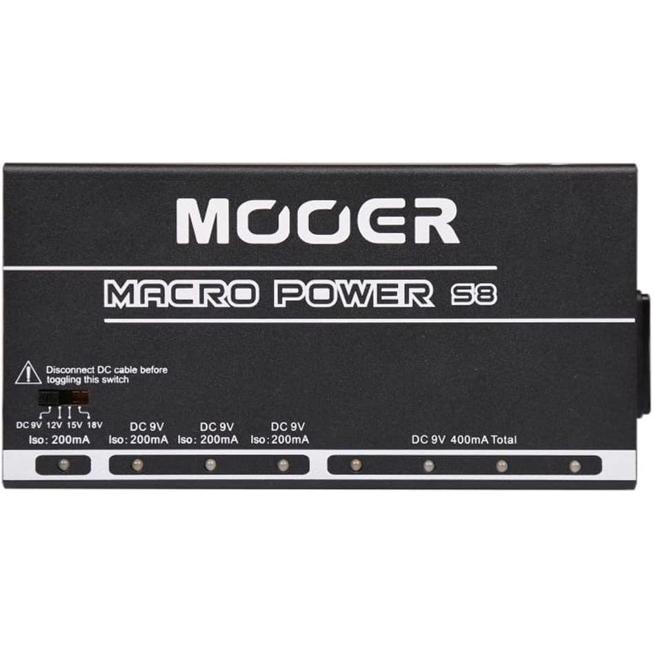 Mooer *Macro Power S8 Professional Effects Power Supply ( S-8 / s8 ) - Reco Music Malaysia