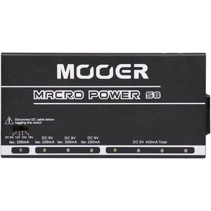 Mooer *Macro Power S8 Professional Effects Power Supply ( S-8 / s8 ) - Reco Music Malaysia