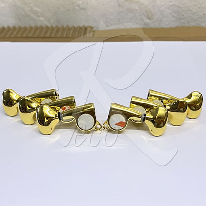 RM Acoustic Electric Guitar Machine Head SET Tuning Peg Tuner 3R3L GOLD - Reco Music Malaysia