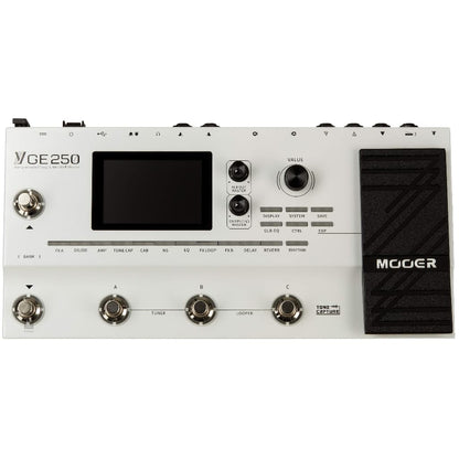 *Mooer GE250 Guitar Amp Modelling and Multi Effects Pedal (GE 250/ GE-250) - Reco Music Malaysia