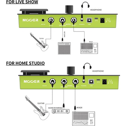 *Mooer GE150 Amp Modelling & Multi Effects Pedal(GE-150 / GE 150) - Reco Music Malaysia