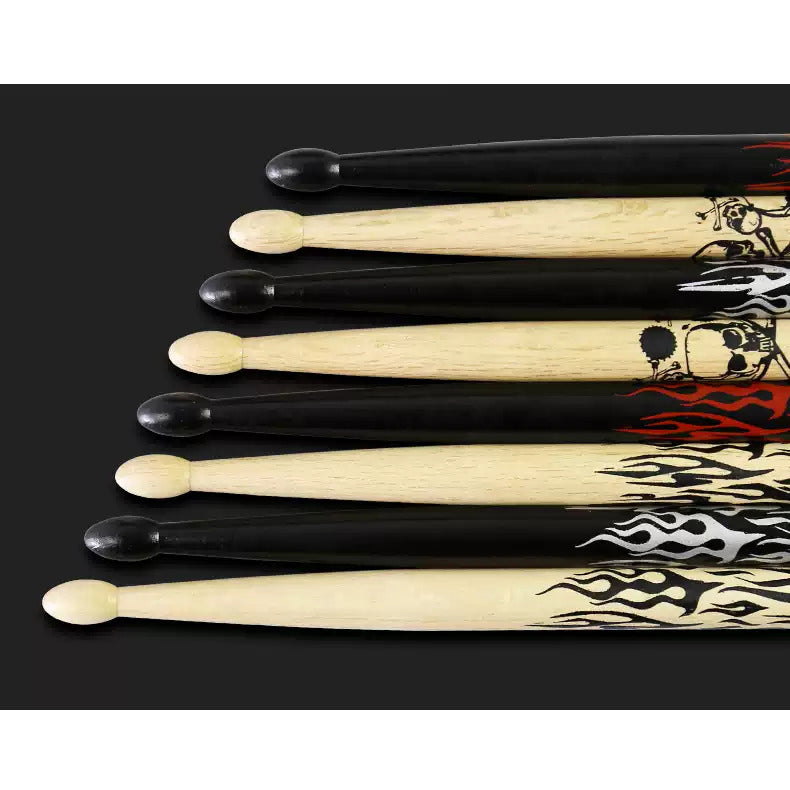 Tama 7A-S Sticks of Doom Japanese Oak Drum Stick, Wood Skull - Reco Music Malaysia