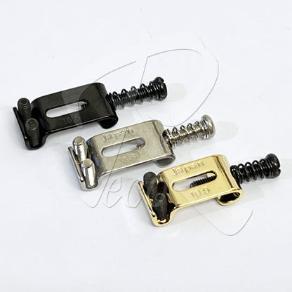 RM Stainless Steel Electric Guitar Vintage Tremolo Bridge Saddle 20.5x10.5MM (6pcs) - Reco Music Malaysia