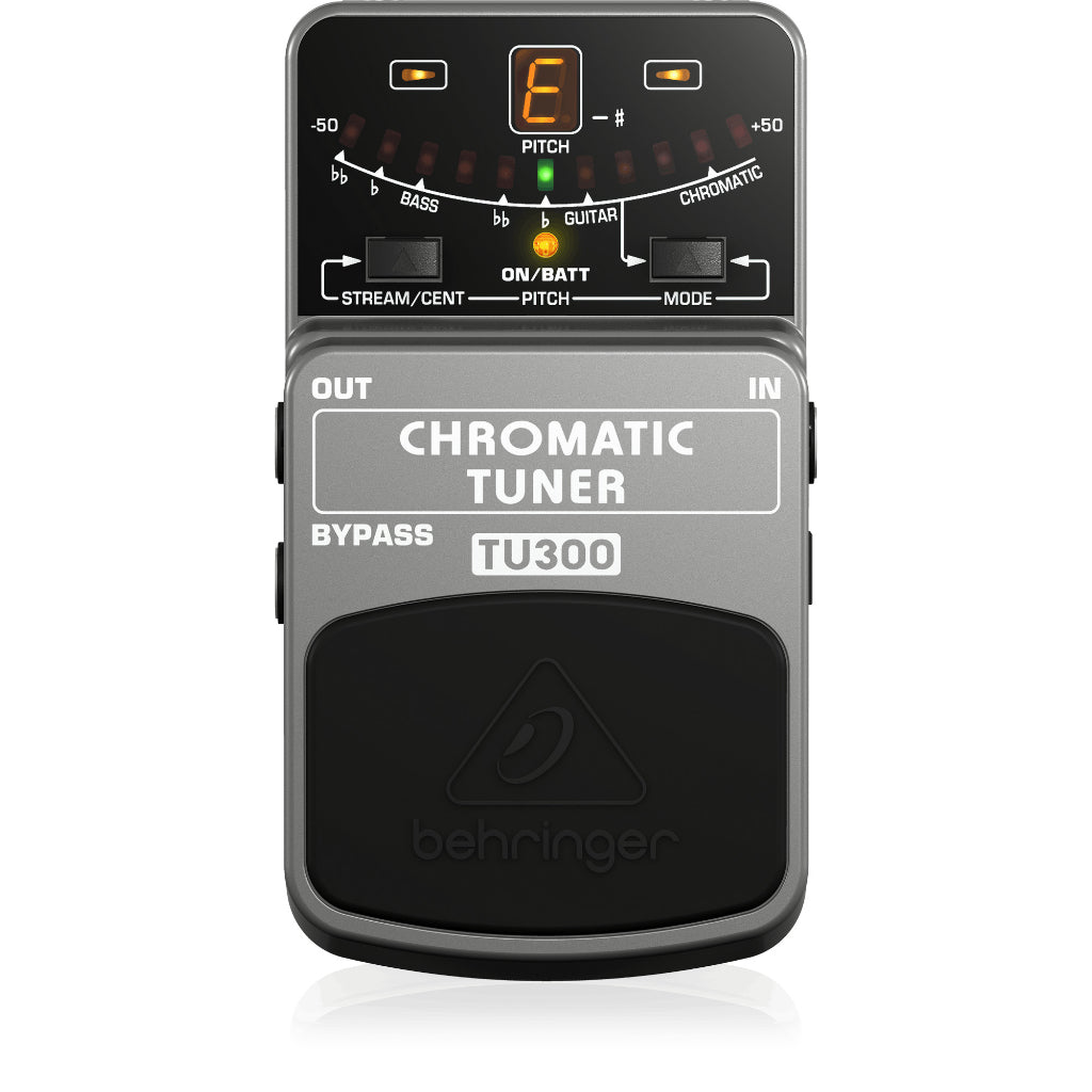 Behringer TU300 Chromatic Tuner Guitar Effects Pedal - Reco Music Malaysia