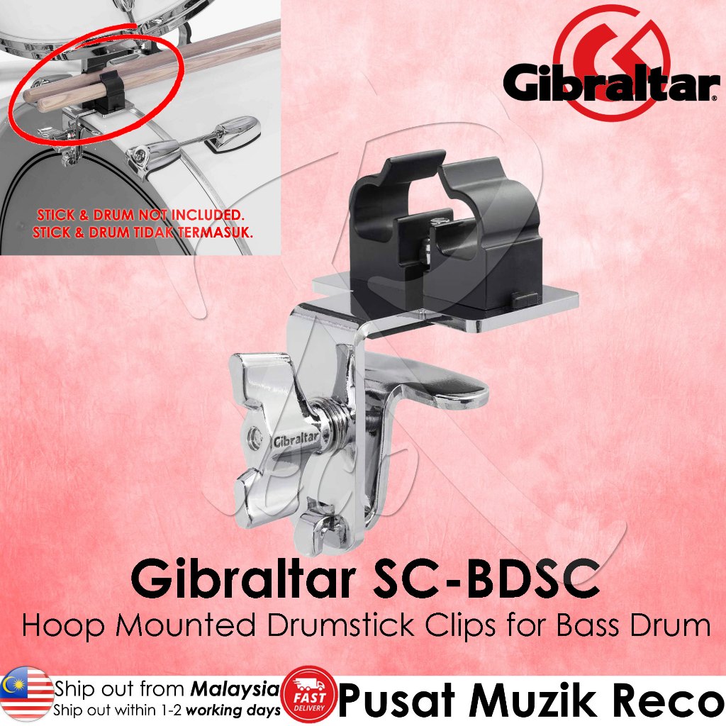 Gibraltar SC-BDSC Bass Drum Stick Caddy - Reco Music Malaysia