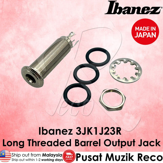 Ibanez 3JK1J23R Long Threaded Switching Barrel Jack Guitar Output Jack