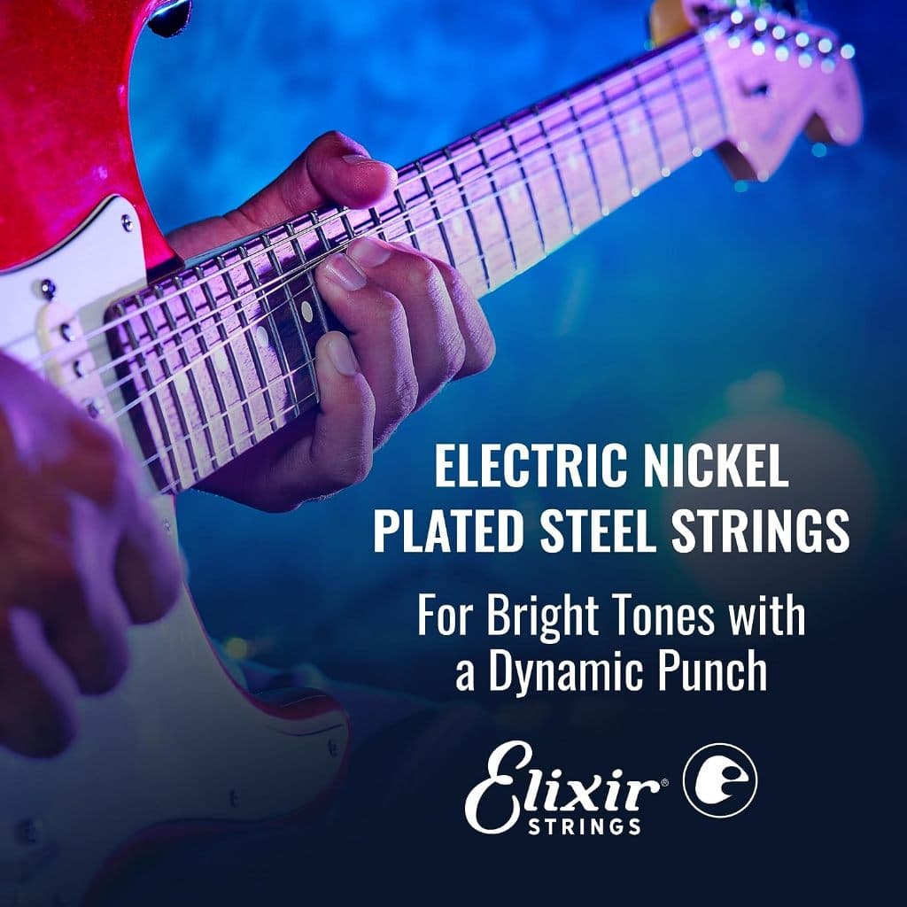 *Elixir Strings 19002 Optiweb Coated Electric Nickel Plated Steel Guitar String Super Light 0942 - Reco Music Malaysia
