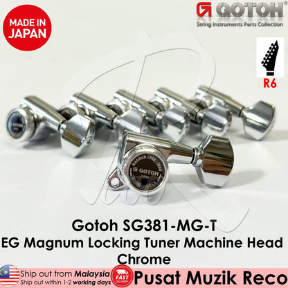 GOTOH SG381-MGT-07 Electric Guitar Magnum Locking Tuner Machine Head SET