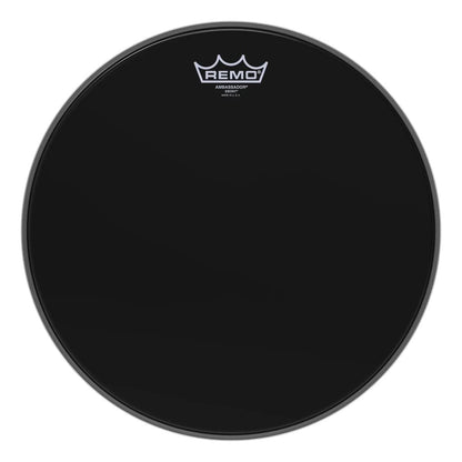 *Remo ES-0014-00 Ambassador Ebony Coated Drum Head, 14-Inch - Reco Music Malaysia