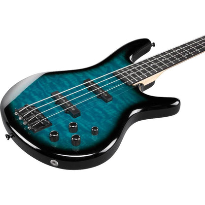 *Ibanez GSR280QA-TKS Electric Bass Guitar - Transparent Marine Sunburst - Reco Music Malaysia