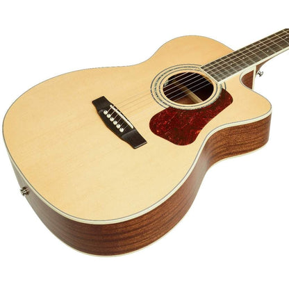 *Cort L-710F Acoustic Guitar with Bag - Natural Satin - Reco Music Malaysia