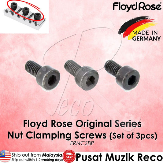 Floyd Rose FRNCSBP Original Series Nut Clamping Screws, Black - Reco Music Malaysia