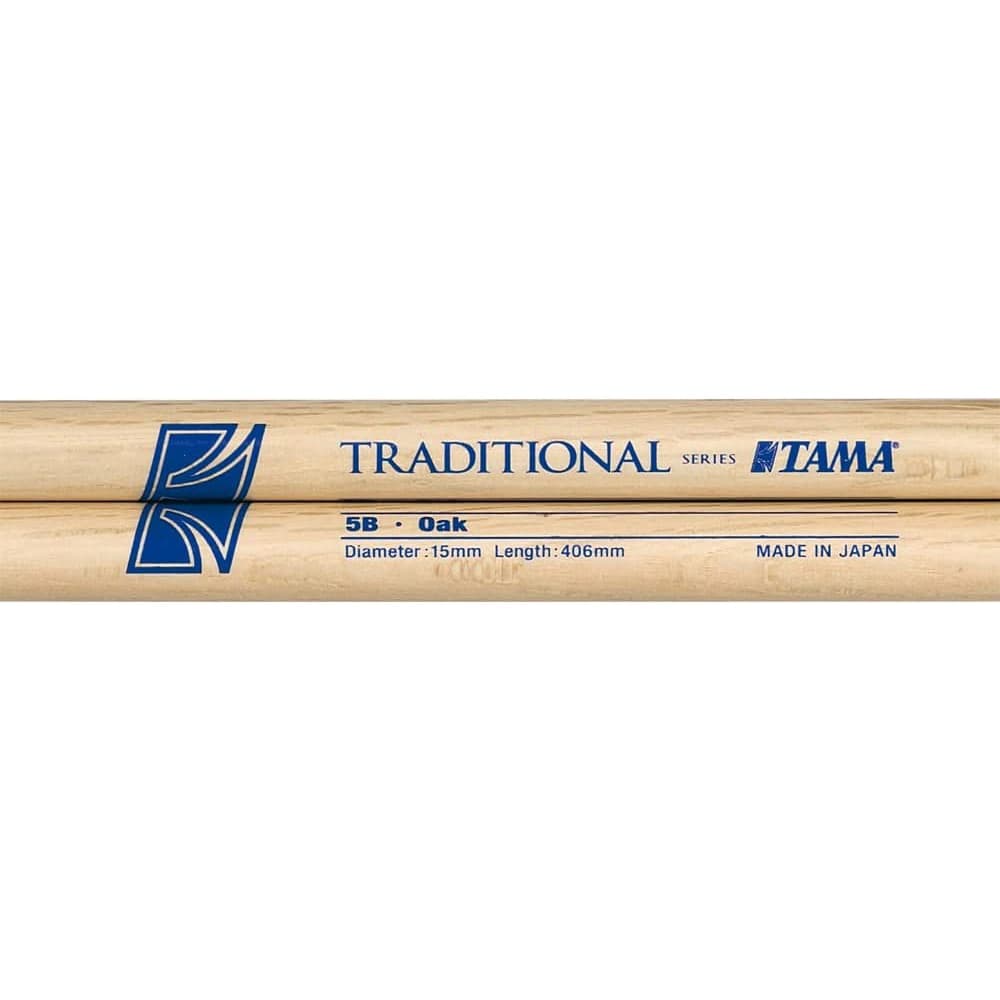 *Tama 5B Traditional Series Drumsticks 5B Wood Tip - Reco Music Malaysia