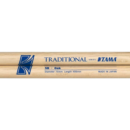 *Tama 5B Traditional Series Drumsticks 5B Wood Tip - Reco Music Malaysia