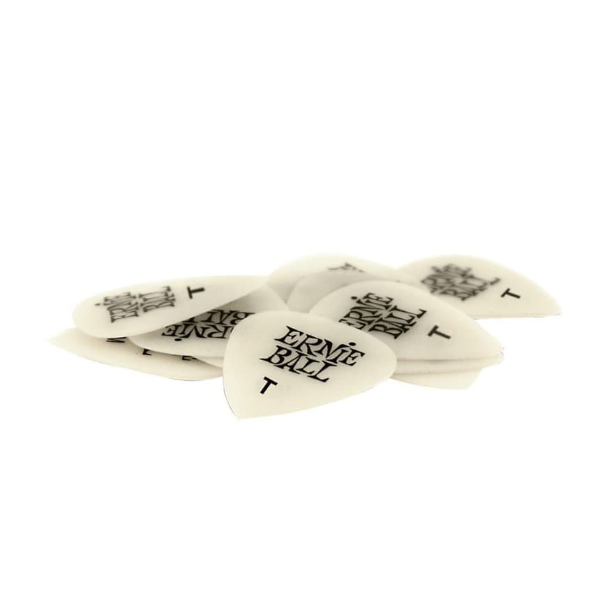 *Ernie Ball P09224 THIN Super Glow Cellulose Guitar Picks, Pack Of 5 - Reco Music Malaysia