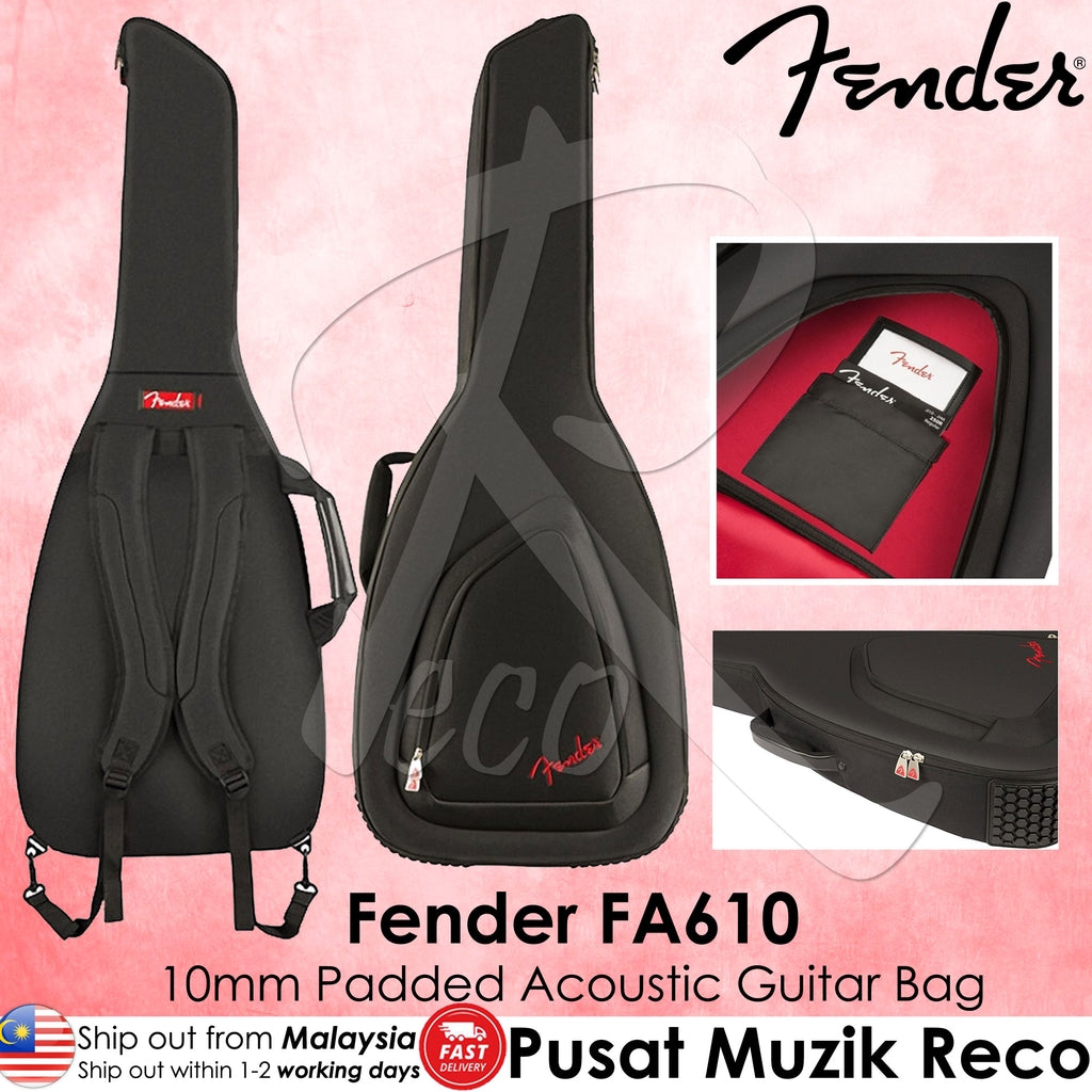 Fender gig bag fa610 dreadnought hot sale