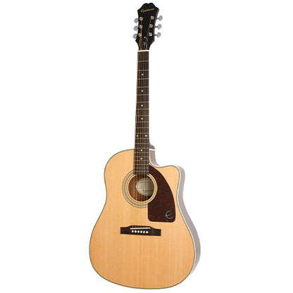 Epiphone AJ-210CE Natural Outfit Acoustic Guitar with Free Hardcase | Reco Music Malaysia