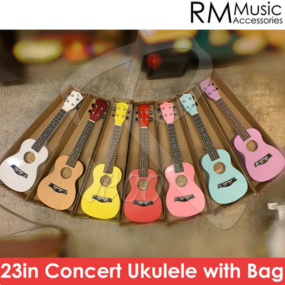 RM 23in Concert Ukulele Wooden Ukulele not Toy Hawaii Guitar Beginner Ukulele