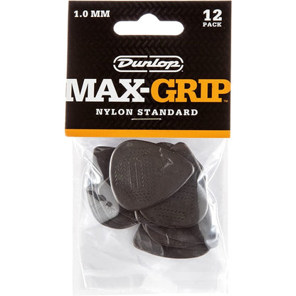 Jim Dunlop 449P100 1.0mm Max-Grip Nylon Standard Guitar Picks, 12-Pack - Reco Music Malaysia